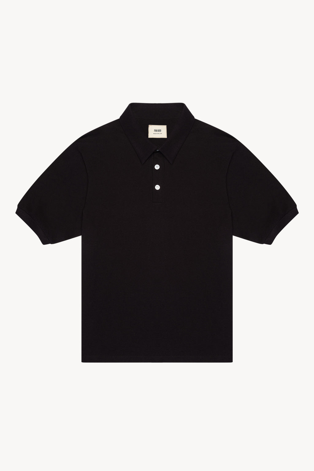 リフト LYFT CLUB SWEAT POLO SHIRT - BLACK LÝFT Club Sweat Polo Shirt - Black