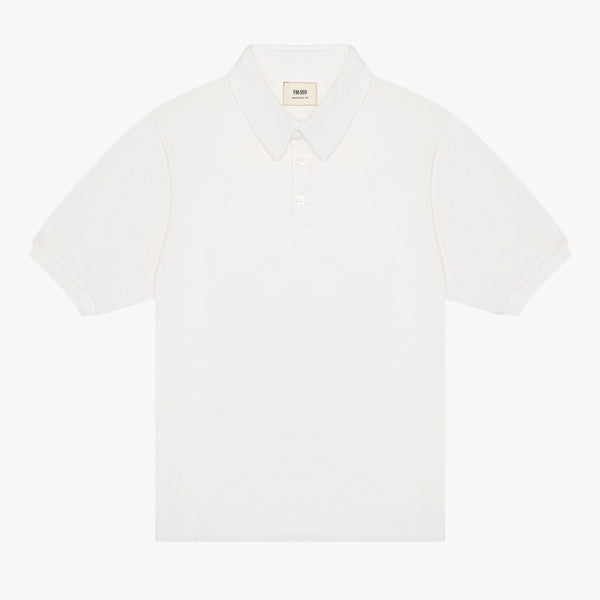 TP101 Driving Polo - White | FM 669 | Made in NYC | USA