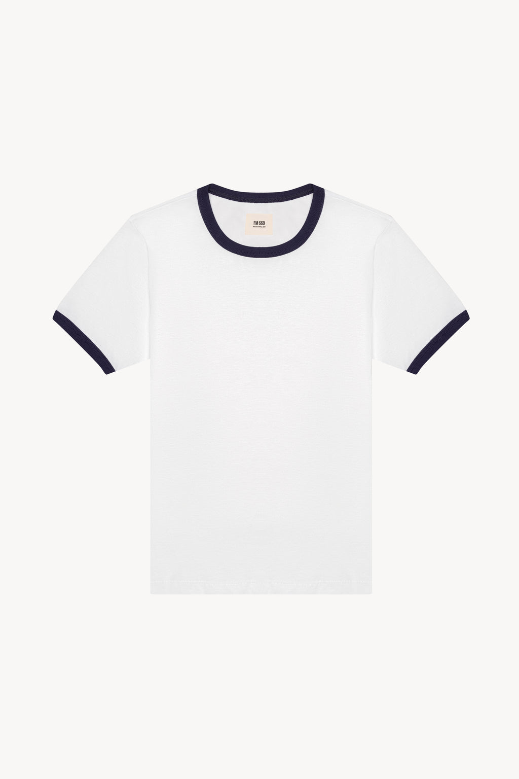 ゆ*た様 M＆M PRINT RINGER S/S TEE White×Navy StarRingerWhiteFront_1024x.jpg